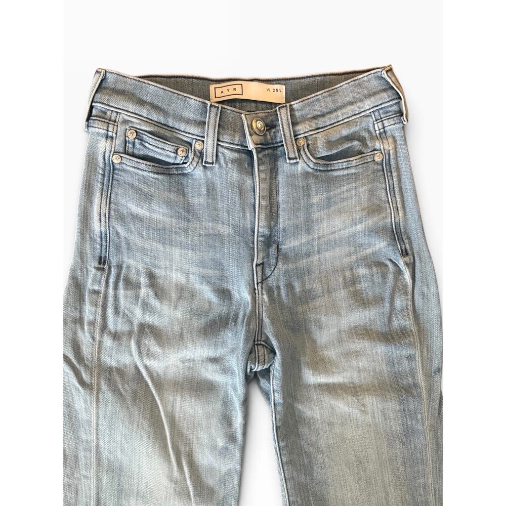 AYR The Pop Light Wash Jeans Size W25L - Picture 4 of 7
